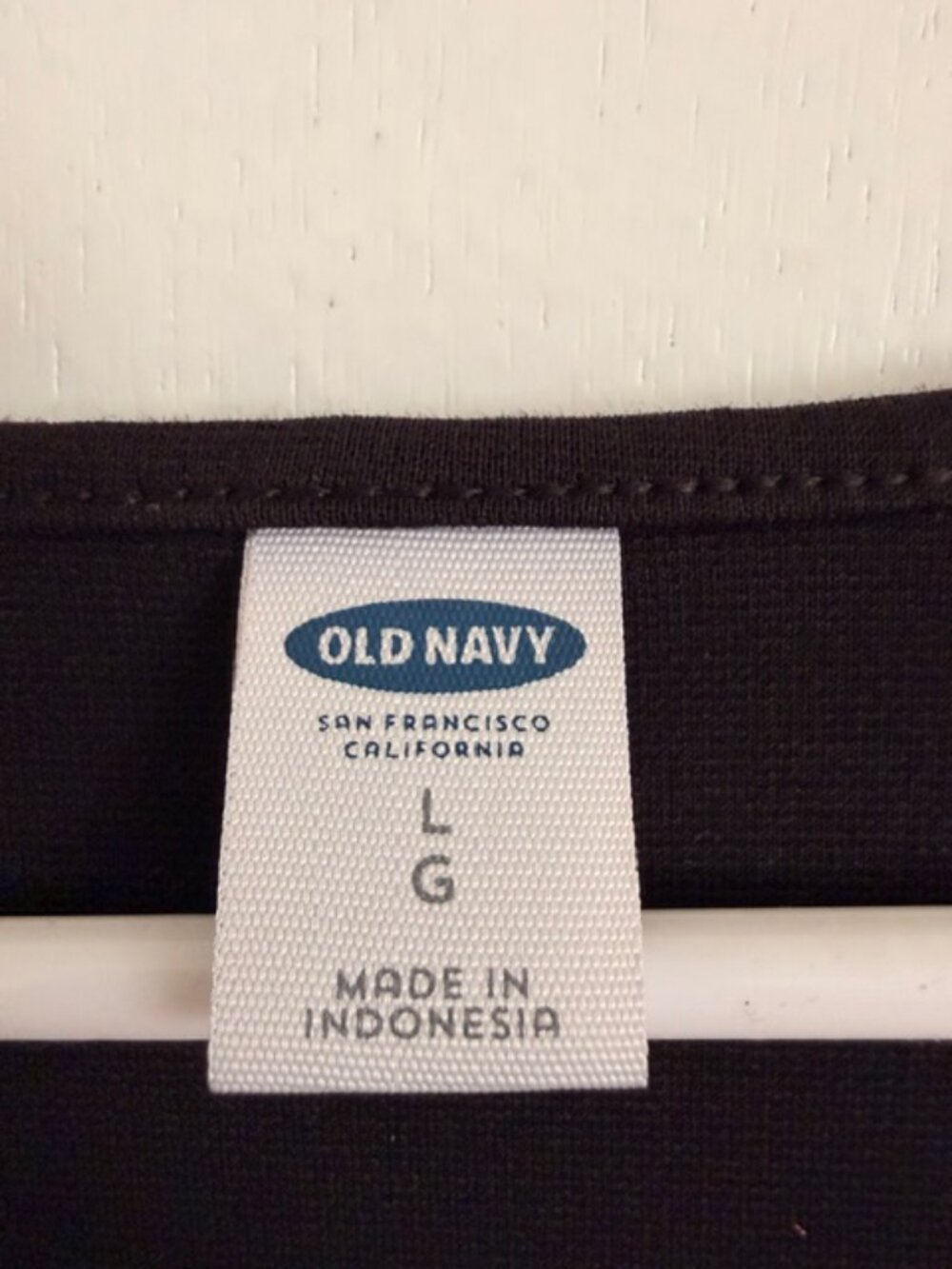 Old Navy Black V-Neck Fit & Flare Dress – Women’s Size Large - Picture 3 of 5
